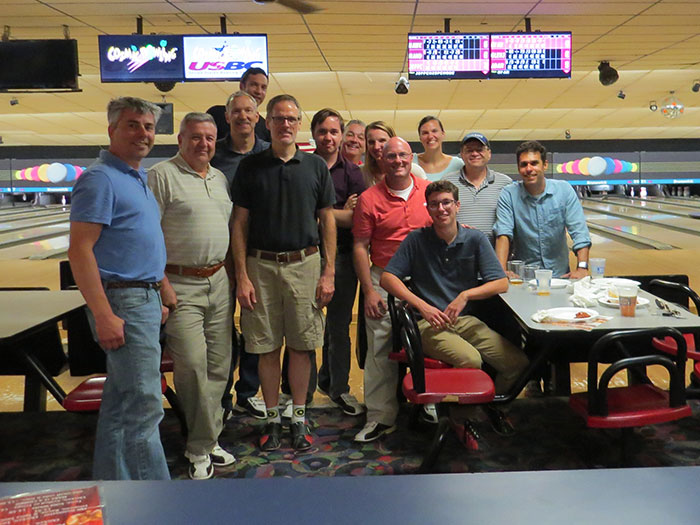 Bowling group photo