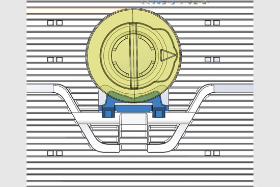 flooring hinge mechanism